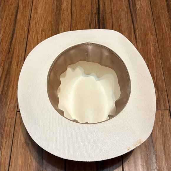 Dobbs Cowboy Hat Ivory 6 7/8 - Picture 11 of 16